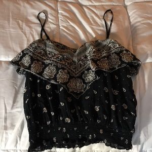 American Eagle Ruffle Tank Top